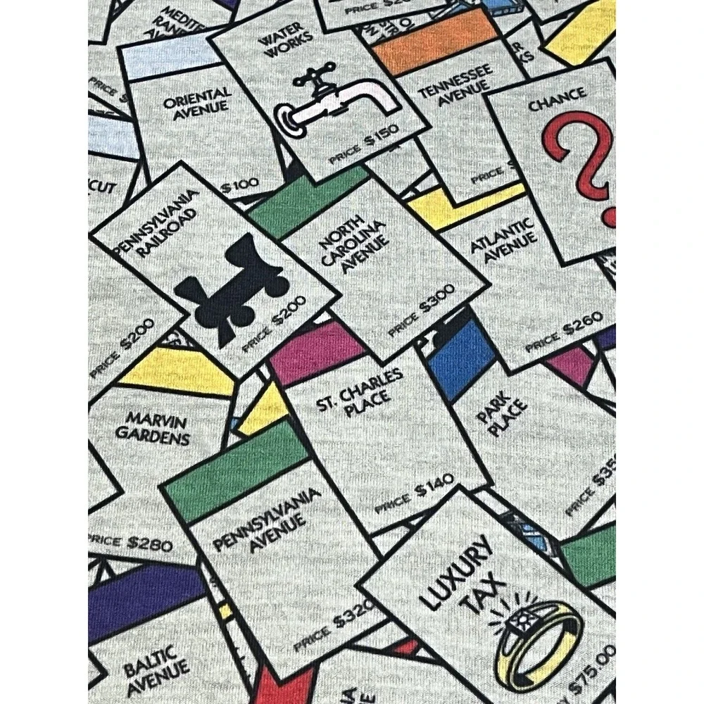 Men's‎ 2 Pack Of 2XL Monopoly Print Short Sleeve Shirts.
